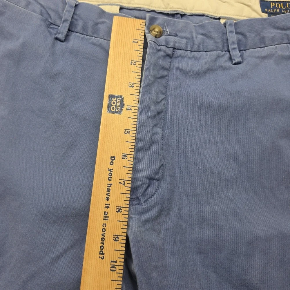 Polo Ralph Lauren Chino Pants Mens 36x32  Navy Blue Stretch Classic Fit Straight